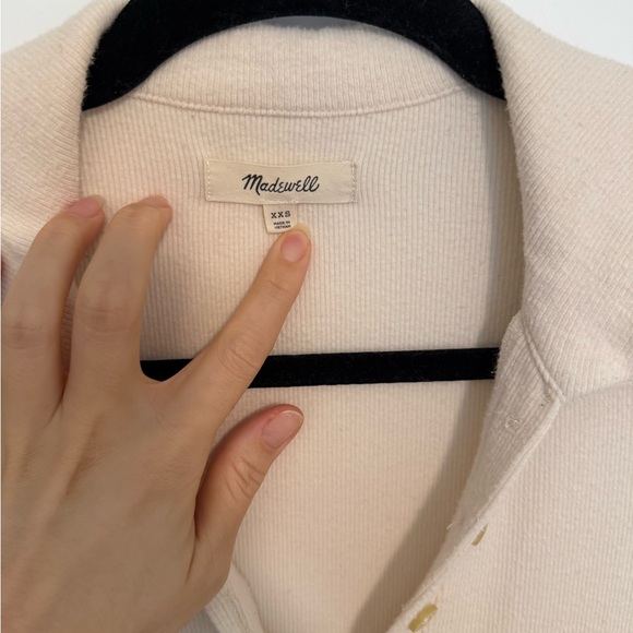 Madewell Plush Ribbed Polo Shirt - Picture 6 of 6